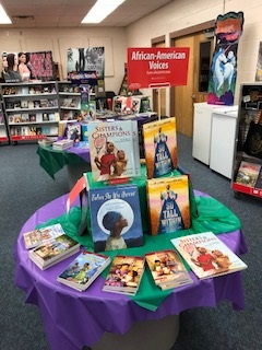 Books were available on African-American Voices 